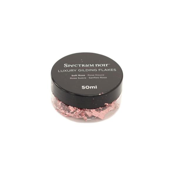 Spectrum Noir - Dekometallflocken "Soft Rose" Gilding Flakes 50ml