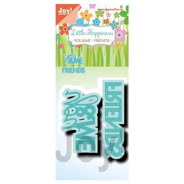 Joy Crafts - Stanzschablone "You & Me Friends" Dies