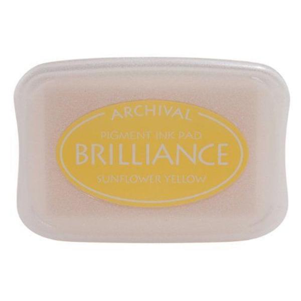 Tsukineko - Brilliance Ink Pad "Sunflower Yellow" Pigment Stempelkissen