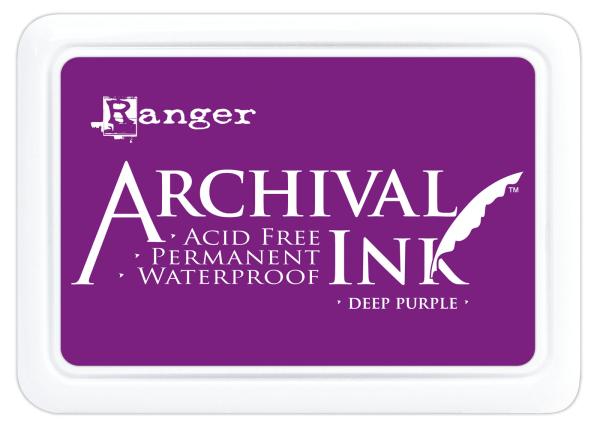 Ranger - Archival Ink Pad "Deep purple" Stempelkissen - Pigmenttinte