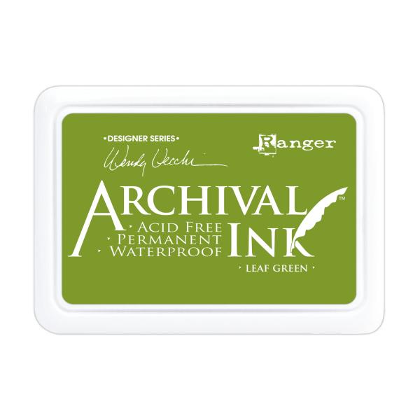 Ranger - Archival Ink Pad "Leaf green" Stempelkissen - Pigmenttinte