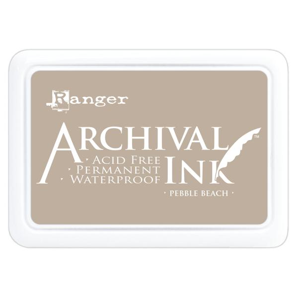 Ranger - Archival Ink Pad "Pebble beach" Stempelkissen - Pigmenttinte