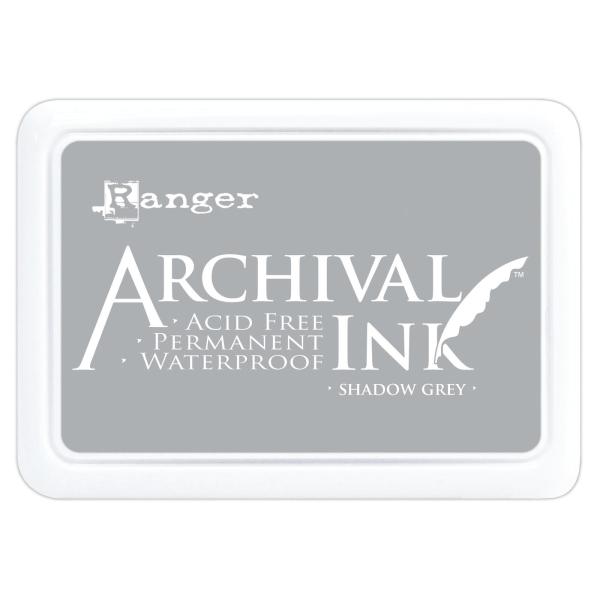 Ranger - Archival Ink Pad "Shadow grey" Stempelkissen - Pigmenttinte