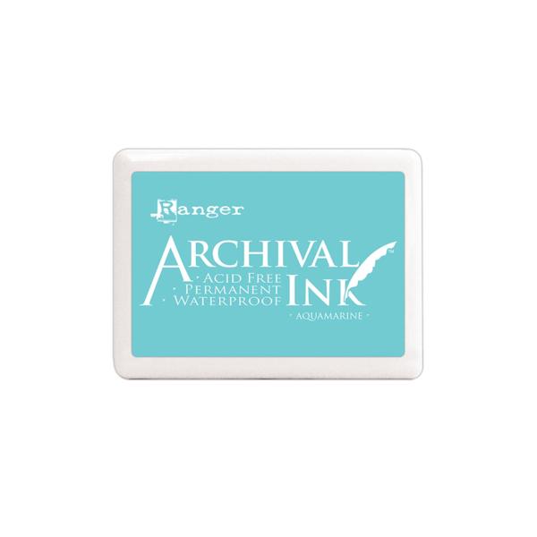 Ranger - Archival Ink Pad "Aquamarine" Stempelkissen - Pigmenttinte Jumbo