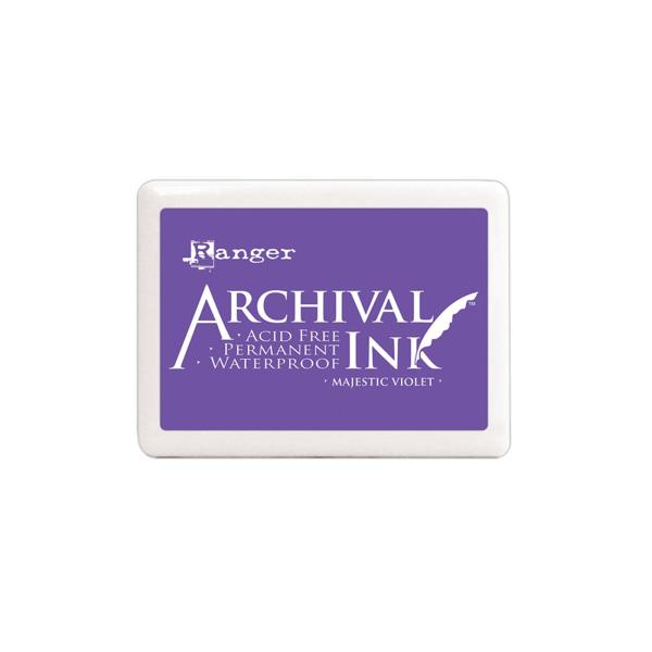 Ranger - Archival Ink Pad "Majestic violet" Stempelkissen - Pigmenttinte Jumbo