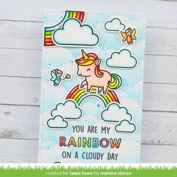 Lawn Fawn - Stempelset "My Rainbow" Clear Stamps