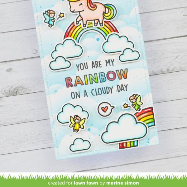 Lawn Fawn - Stempelset "My Rainbow" Clear Stamps