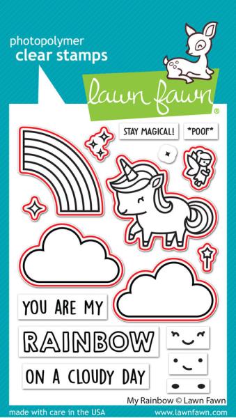 Lawn Fawn - Stanzschablone "My Rainbow" Dies