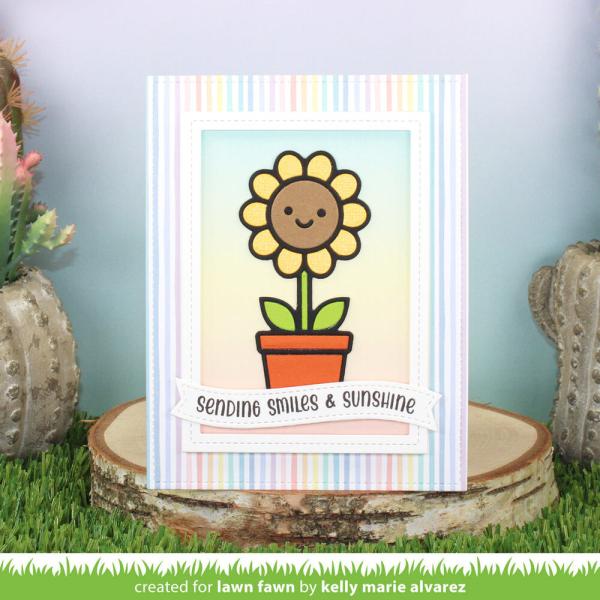 Lawn Fawn - Designpapier "Rainbow Ever After" Paper Pad 6x6 Inch - 36 Bogen