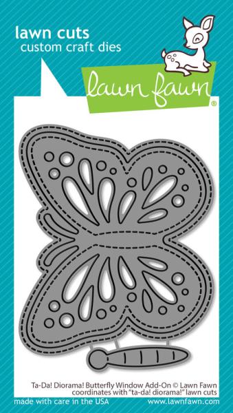 Lawn Fawn - Stanzschablone "Ta-Da! Diorama! Butterfly Window" Add-on Die