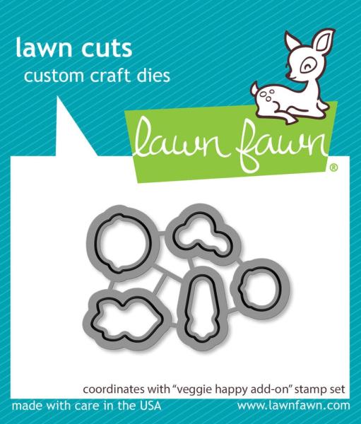 Lawn Fawn - Stanzschablone "Veggie Happy" Add-on Die