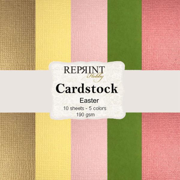 Reprint - Cardstock "Easter" 12x12 Inch 10 Bogen