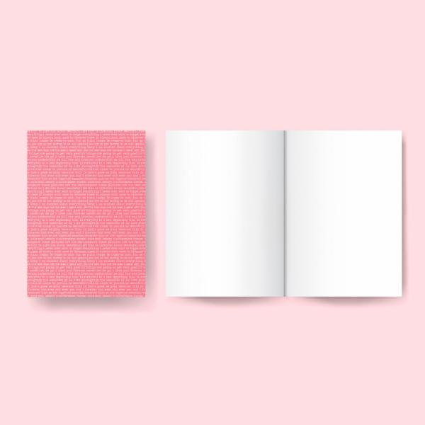 Masterpiece Design - Notebook A5 "Pink"