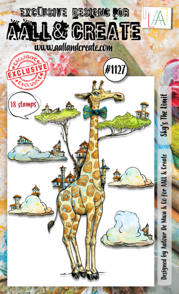 AALL and Create - Stempelset A6 "Sky's The Limit" Clear Stamps