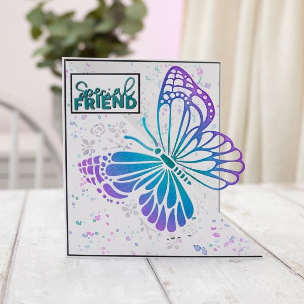 Gemini - Stanzschablone "Charming Butterfly" Create-a-Card Dies