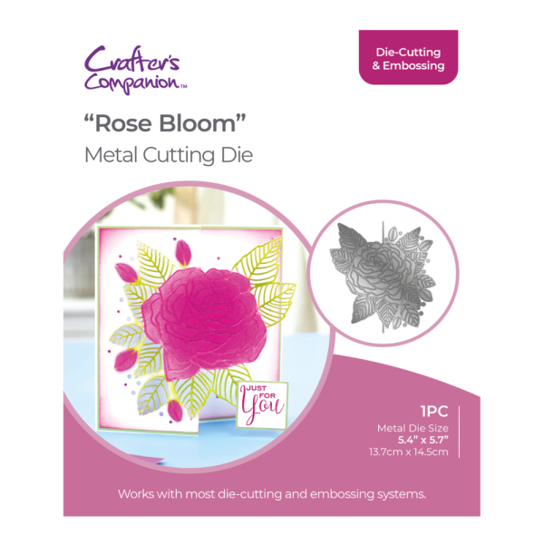 Gemini - Stanzschablone "Rose Bloom" Create-a-Card Dies