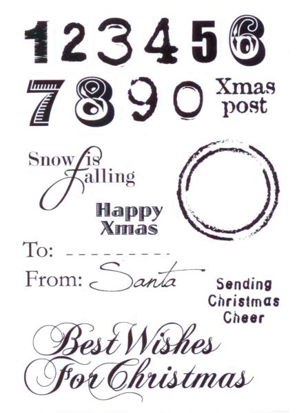 Marianne Design - Stempelset "Christmas" Clear Stamps