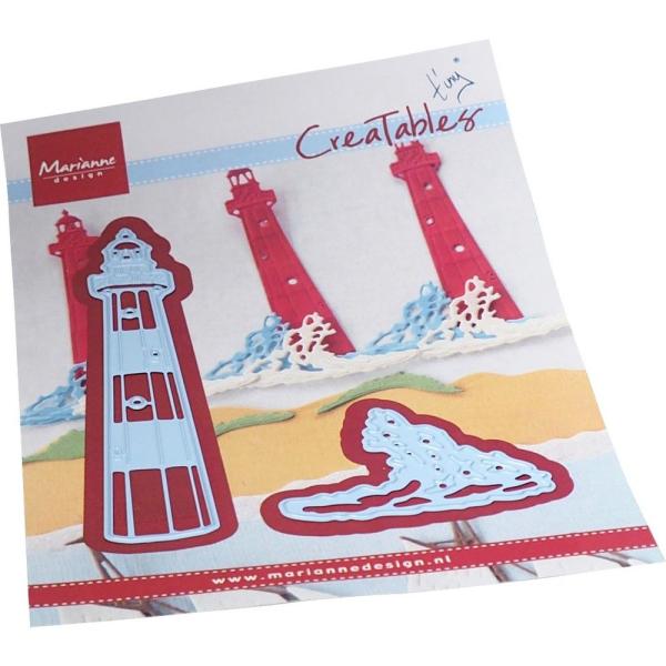 Marianne Design - Präge- und Stanzschablone "Lighthouse & Surf" Creatables Dies