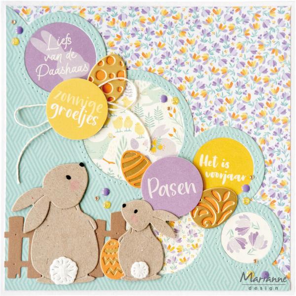 Marianne Design - Präge- und Stanzschablone "Bunnies" Creatables Dies