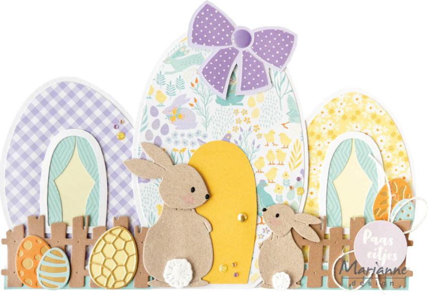 Marianne Design - Präge- und Stanzschablone "Bunnies" Creatables Dies