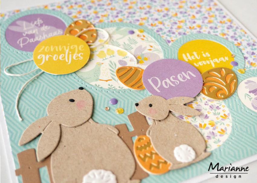 Marianne Design - Präge- und Stanzschablone "Bunnies" Creatables Dies