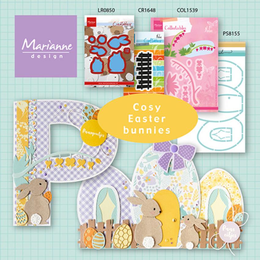 Marianne Design - Präge- und Stanzschablone "Bunnies" Creatables Dies