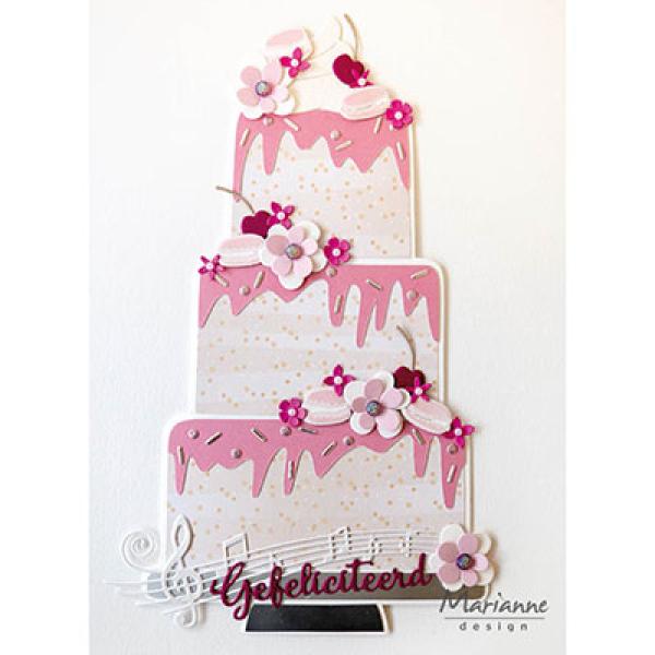 Marianne Design - Schablone 21x14,9cm "Party cake" Stencil