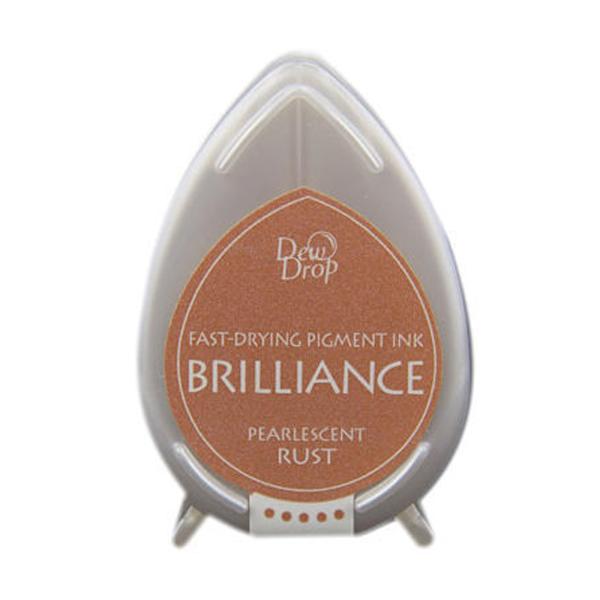 Tsukineko - Brilliance Drew Drops Ink Pad "pearl Rust" Pigment Stempelkissen