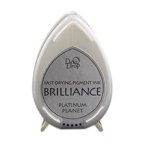 Tsukineko - Brilliance Drew Drops Ink Pad "Platinum planet" Pigment Stempelkissen