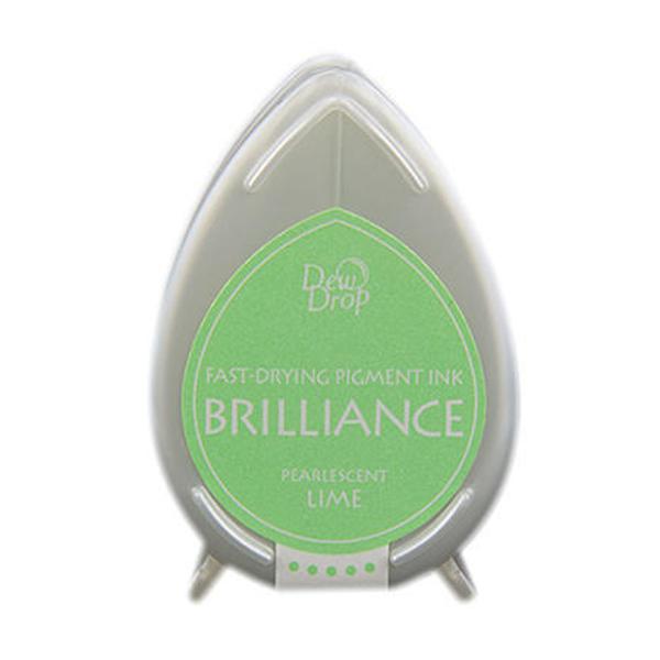 Tsukineko - Brilliance Drew Drops Ink Pad "pearl Lime" Pigment Stempelkissen