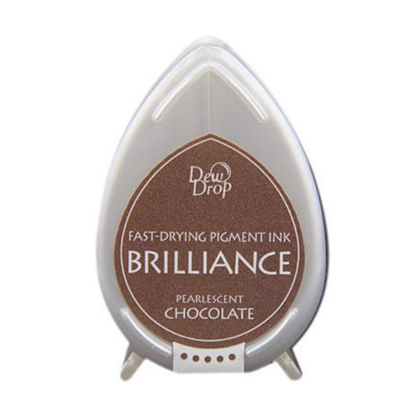 Tsukineko - Brilliance Drew Drops Ink Pad "pearl Chocolate" Pigment Stempelkissen