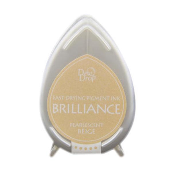 Tsukineko - Brilliance Drew Drops Ink Pad "pearl Beige" Pigment Stempelkissen