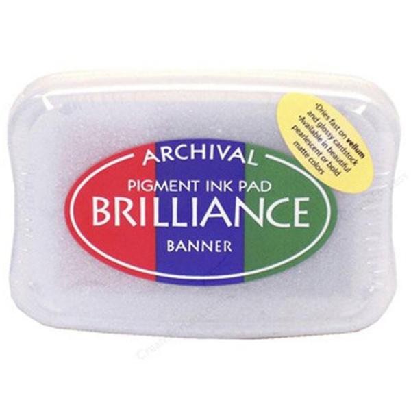 Tsukineko - Brilliance Ink Pad Multi Color "Banner" Pigment Stempelkissen