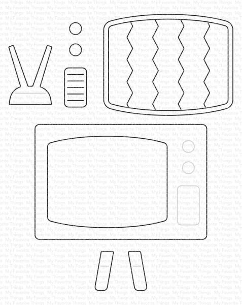 My Favorite Things - Stanzschablone "Classic TV" Die-namics