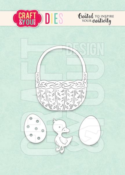 Craft & You Design - Stanzschablone "Easter Basket" Dies