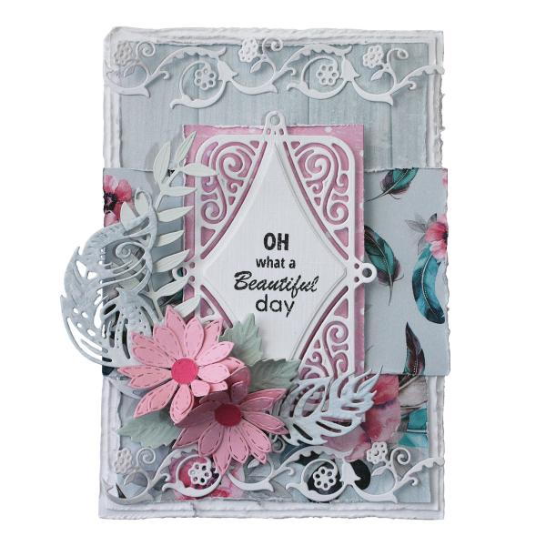 Joy!Crafts - Designpapier "Vintage Blumen" Paper Pack A4 - 12 Bogen