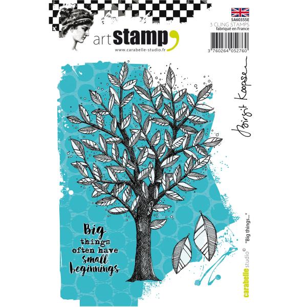 Carabelle Studio - Gummistempelset "Big Things" Cling Stamp