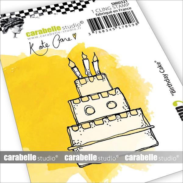 Carabelle Studio - Gummistempel "Birthday Cake" Cling Stamp