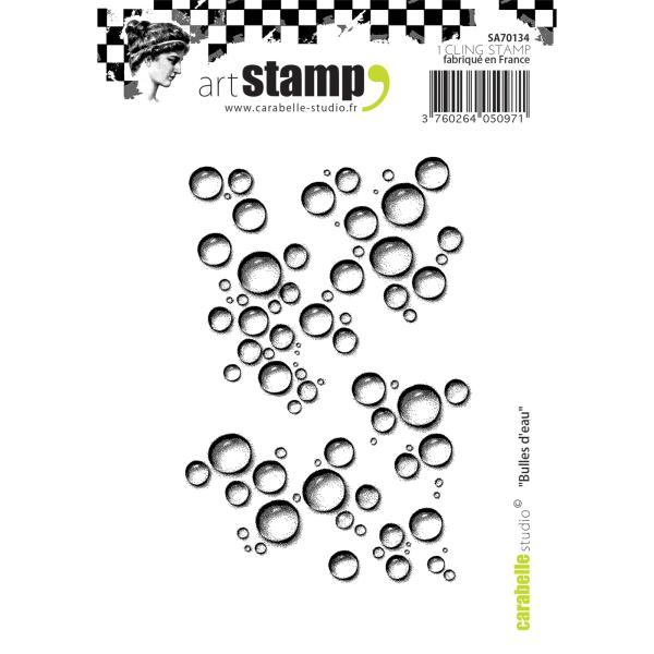 Carabelle Studio - Gummistempel "Bulles D'Eau" Cling Stamp Art