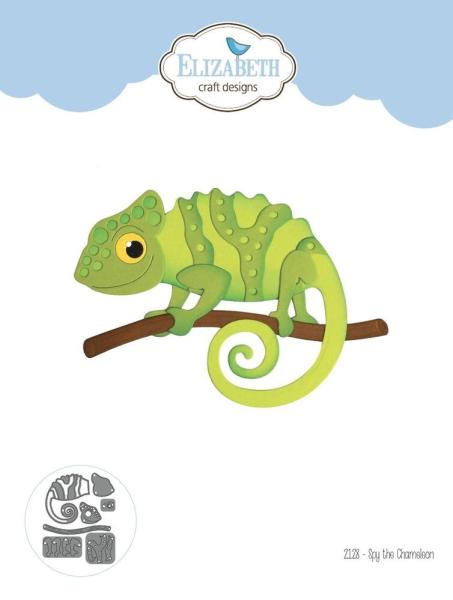 Elizabeth Craft Designs - Stanzschalone "Spy The Chameleon" Dies