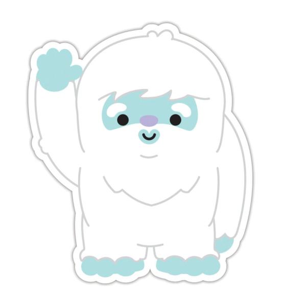 Doodlebug Design - Aufkleber "Yeti Sticker" Doodle Sticker