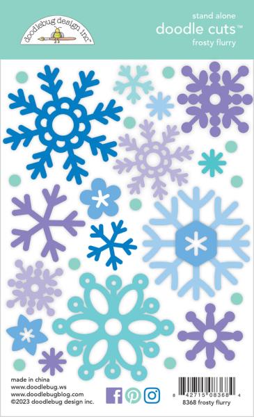 Doodlebug Design - Stanzschablone "Frosty Flurry " Doodle Dies 