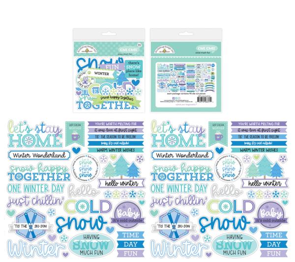 Doodlebug Design - Stanzteile "Snow Much Fun" Chit Chat