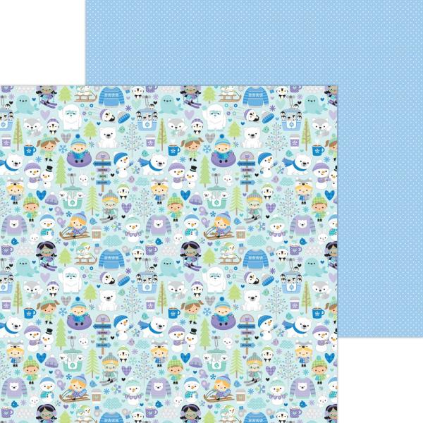 Doodlebug Design - Designpapier  "Snow Much Fun " Paper Pack 12x12 Inch - 12 Bogen