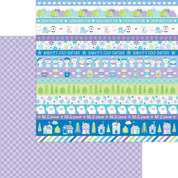 Doodlebug Design - Designpapier  "Snow Much Fun " Paper Pack 12x12 Inch - 12 Bogen