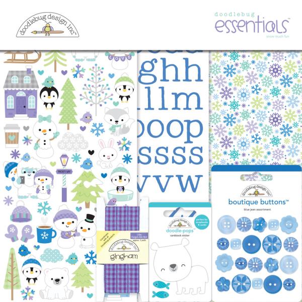 Doodlebug Design Snow Much Fun Essential Kit 