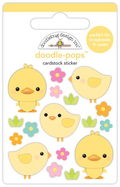 Doodlebug Design - Sticker "Springtime Peeps" Doodle-Pops 