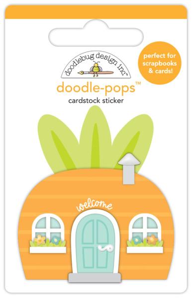 Doodlebug Design - Sticker "Carrot Top" Doodle-Pops 