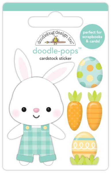 Doodlebug Design - Sticker "Mr. Cottontail" Doodle-Pops 