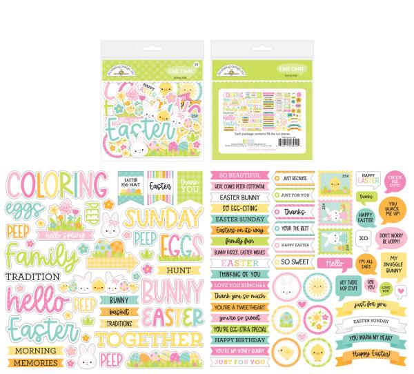 Doodlebug Design - Stanzteile "Bunny Hop" Chit Chat